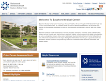 Tablet Screenshot of bayshorehospital.org